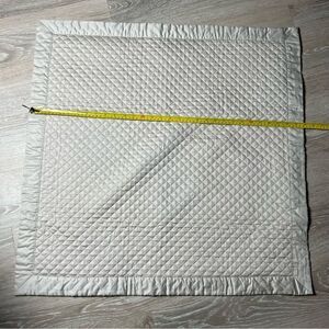 Ralph Lauren Light Beige Sand Quilted Cotton Sateen Square 30 x 30 extra large